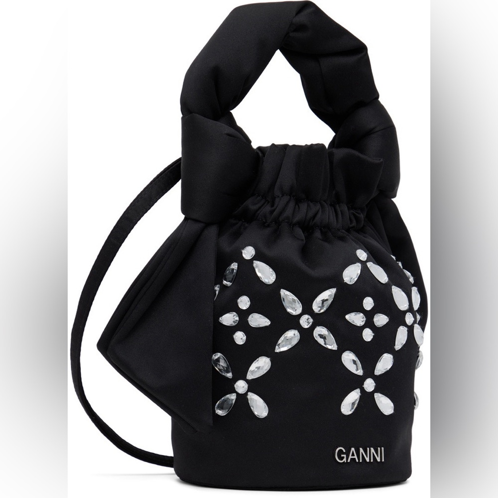 14 - *Like New* GANNI Black Occasion Top Handle Bag - Picture 2 of 8